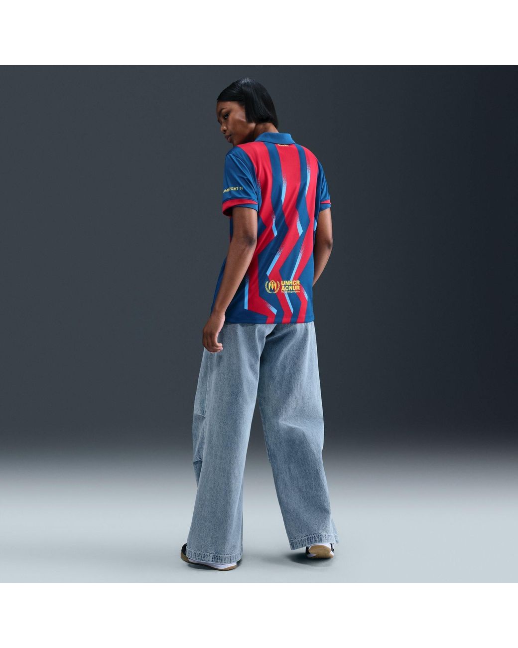 Nike Blue Fcb W Nk Df Jsy