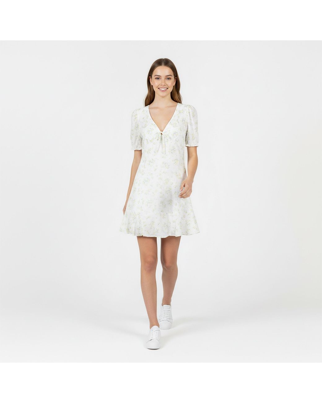 Jack Wills White Jw Cut Out Mini Dress