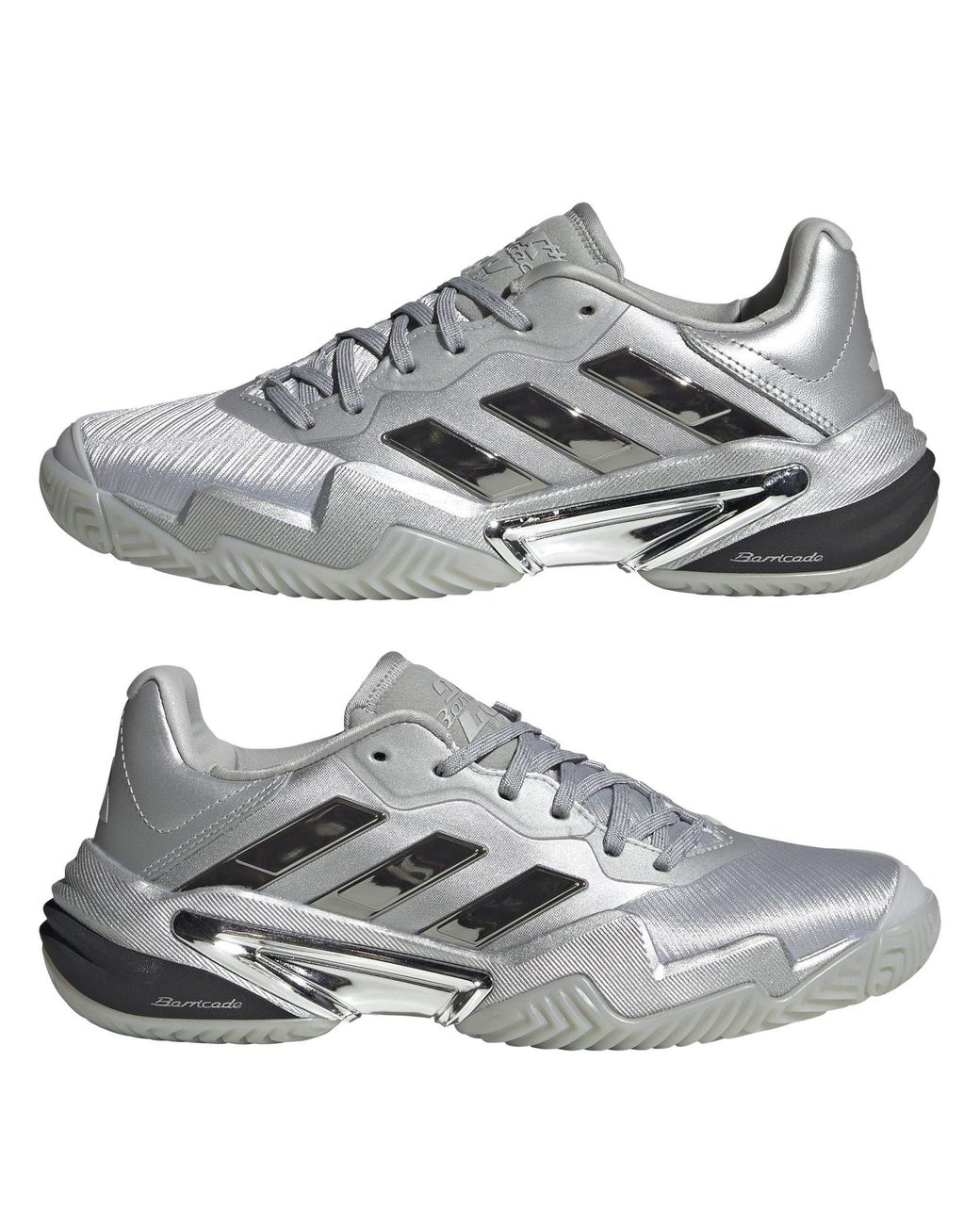 Adidas Gray Barricade 13 Edition Tennis Shoes