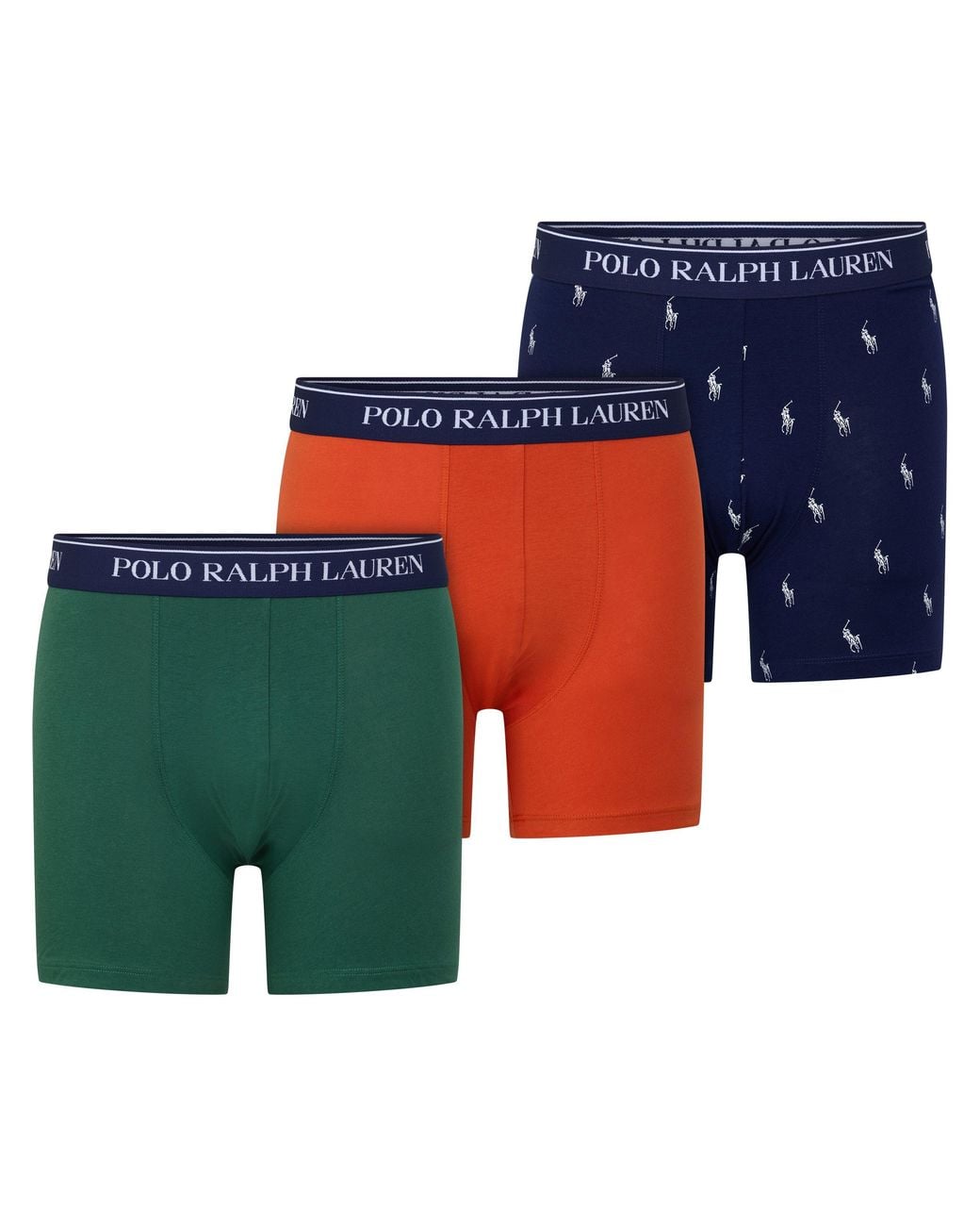 Polo Ralph Lauren Blue 3-Pack Boxer Briefs for men