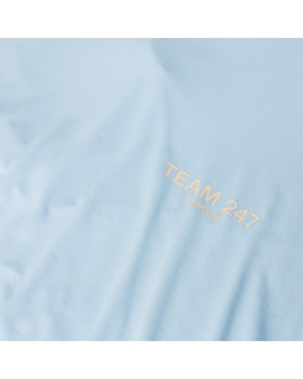 REPRESENT 247 Blue Team Os Short Sleeve Gym T-Shirt for men
