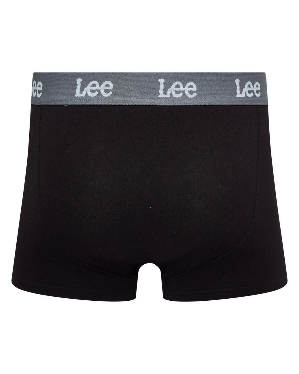 Lee Jeans Gray 3Pk Trunks Putney for men