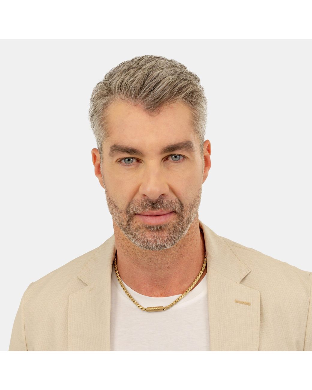 Boss Metallic Doran Light Ip Necklace for men