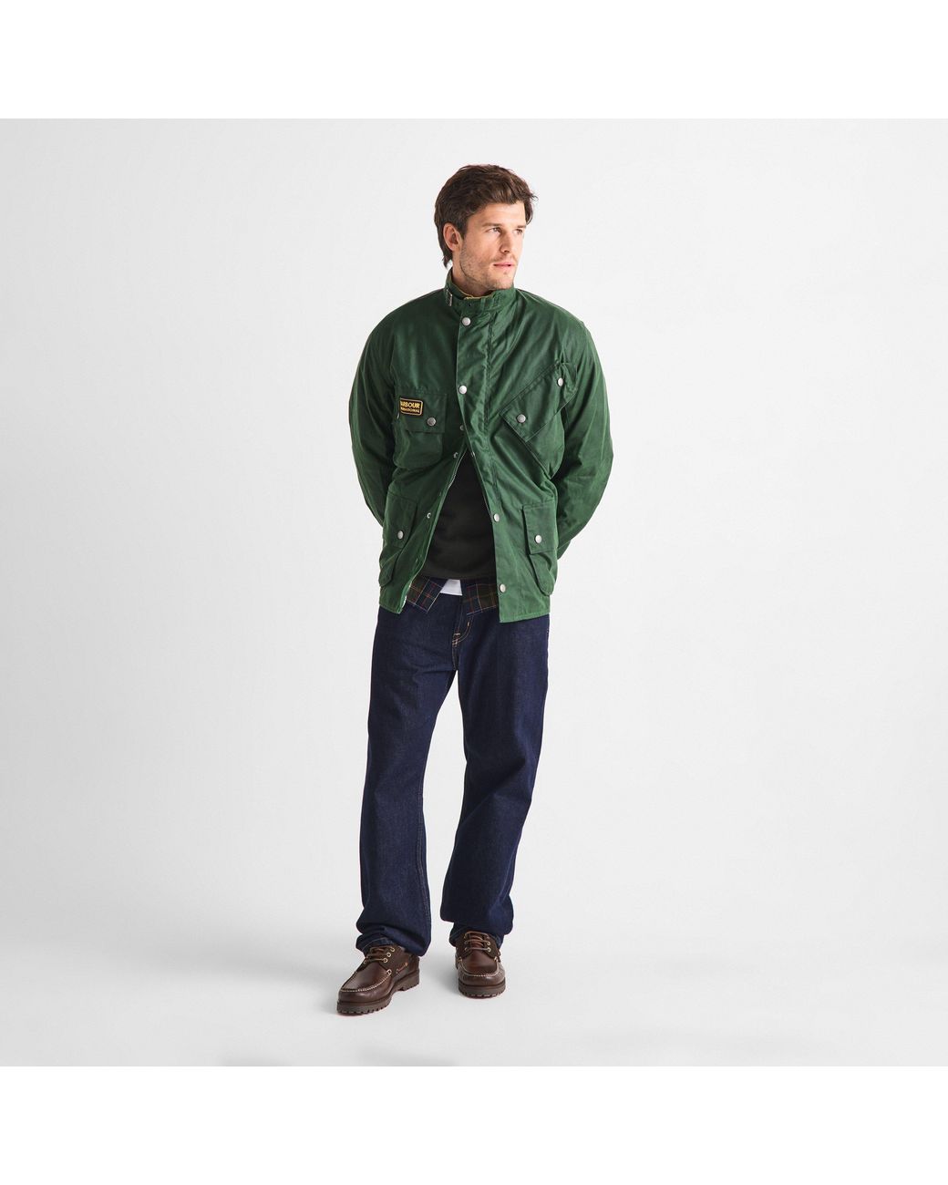Barbour Green Original Wax Jacket for men