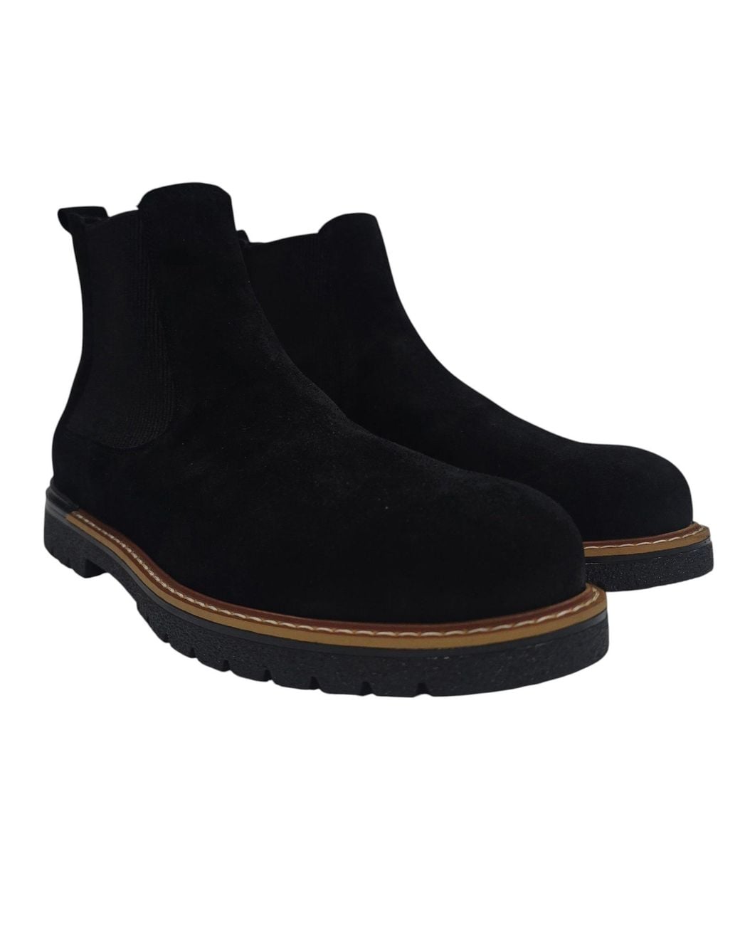 Firetrap Black Millau Suede Chelsea Boots