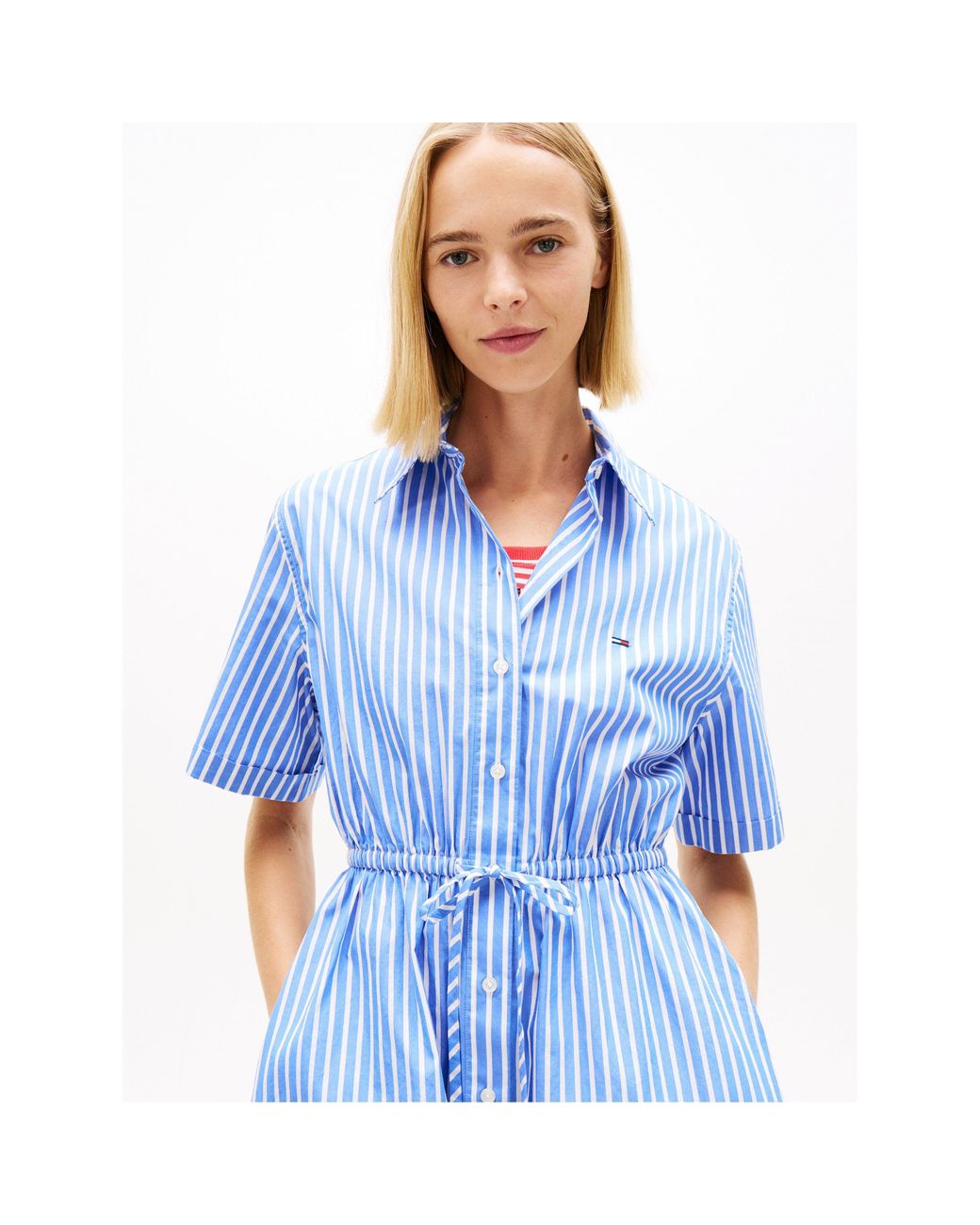 Tommy Hilfiger Blue Shirt Dress