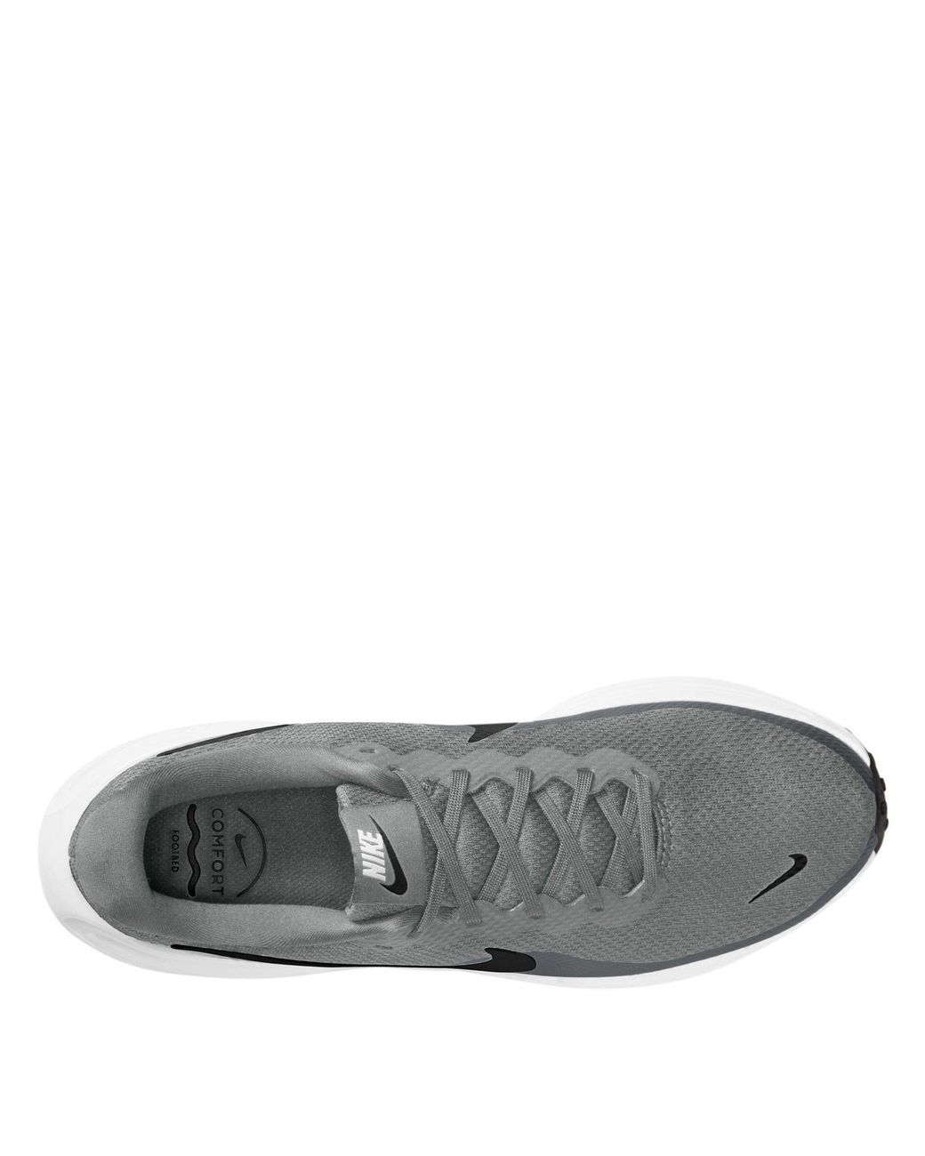 Nike Gray Revolution 8 Road Running Shoes for men