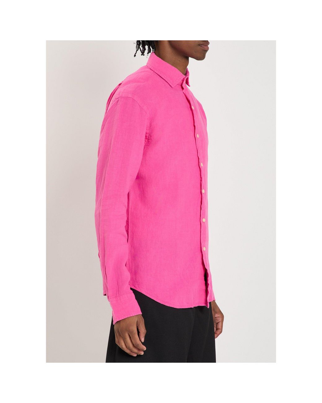 Polo Ralph Lauren Pink Prl Ls Woven Sports Shirt for men