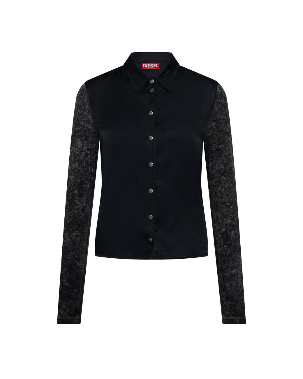 DIESEL Blue Long Sleeve Plain Shirt for men