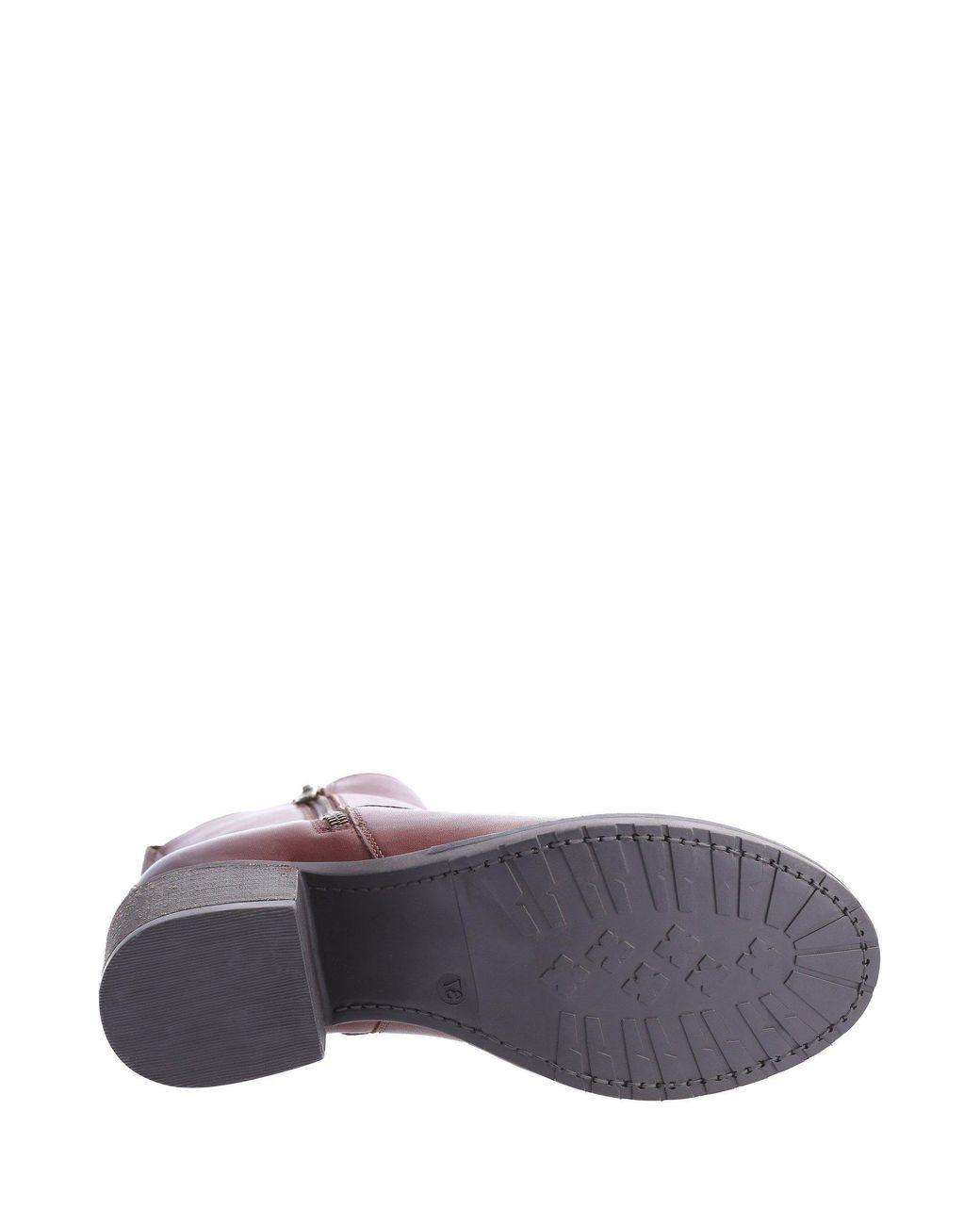 Hush Puppies Purple Helena Block Heel Ankle Boots
