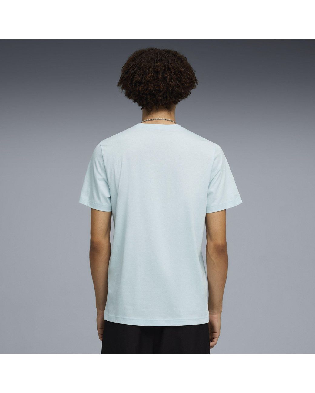PUMA Blue Regular Fit T-Shirt for men