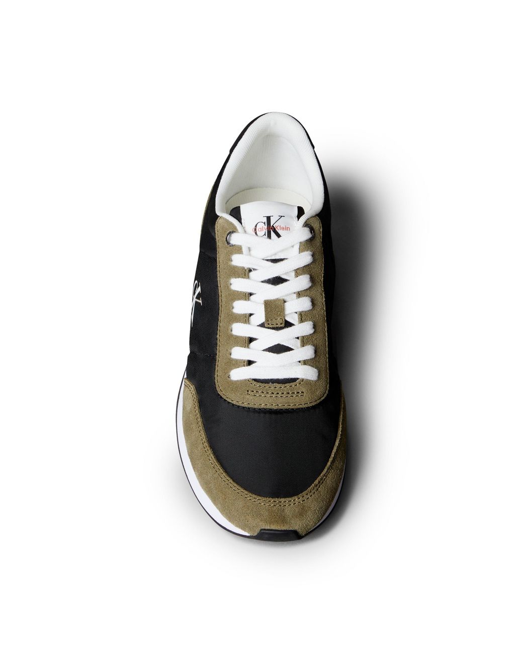 Calvin Klein Black Ck Retro Runners for men