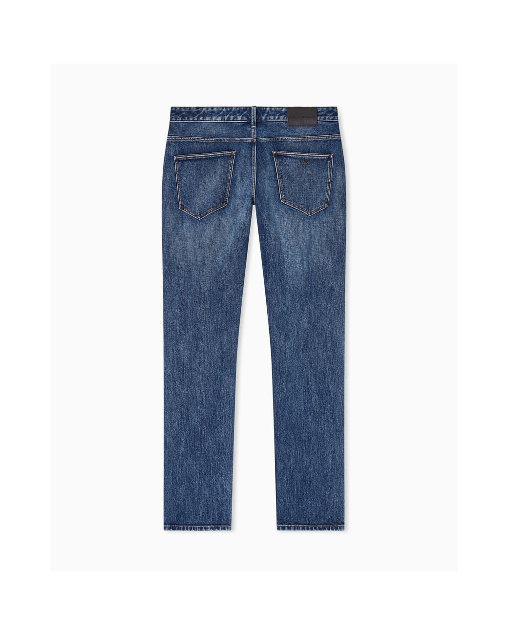 Emporio Armani Blue J06 Slim-Fit Trousers for men