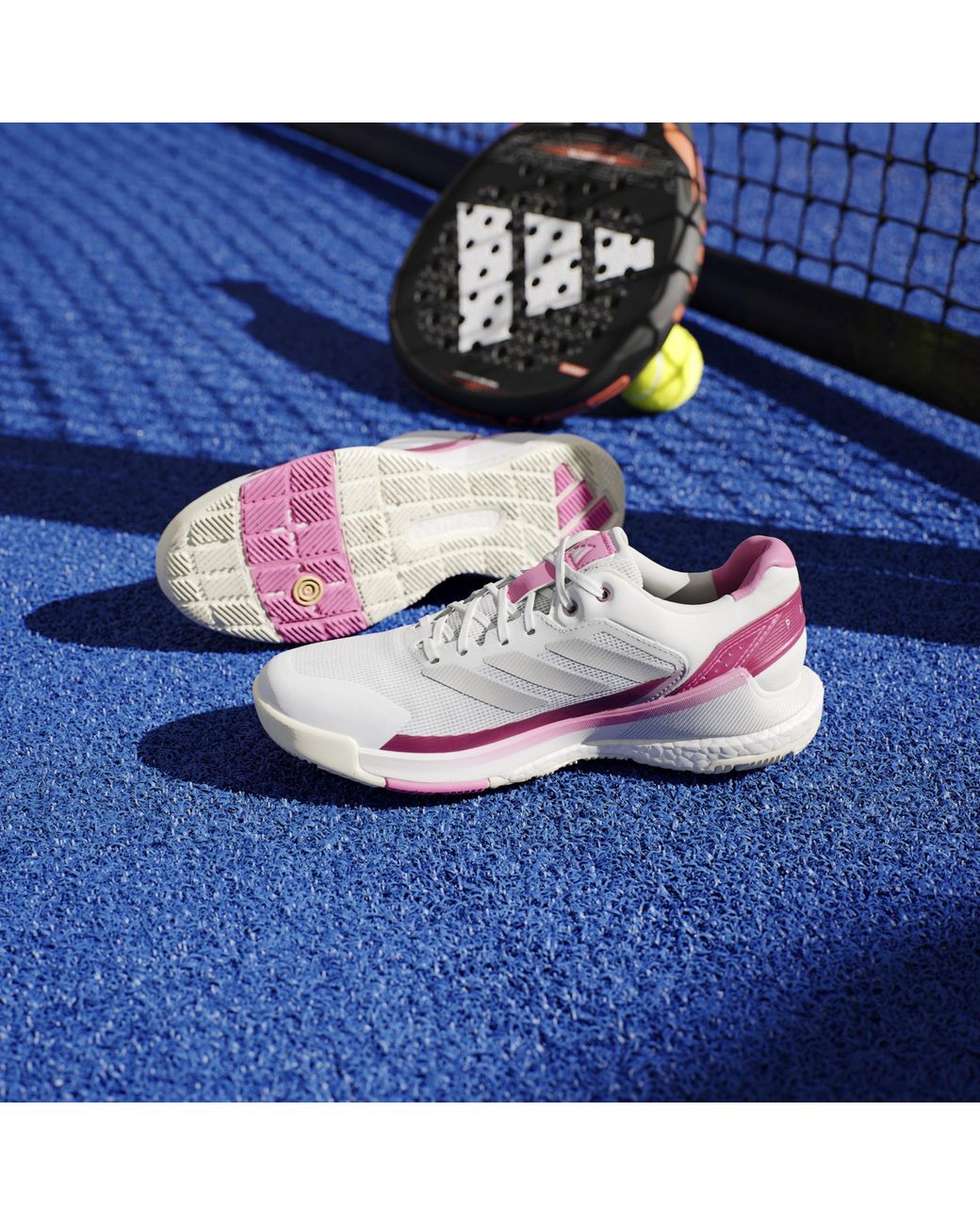 Adidas Purple Crazyquick Boost Padel Shoes