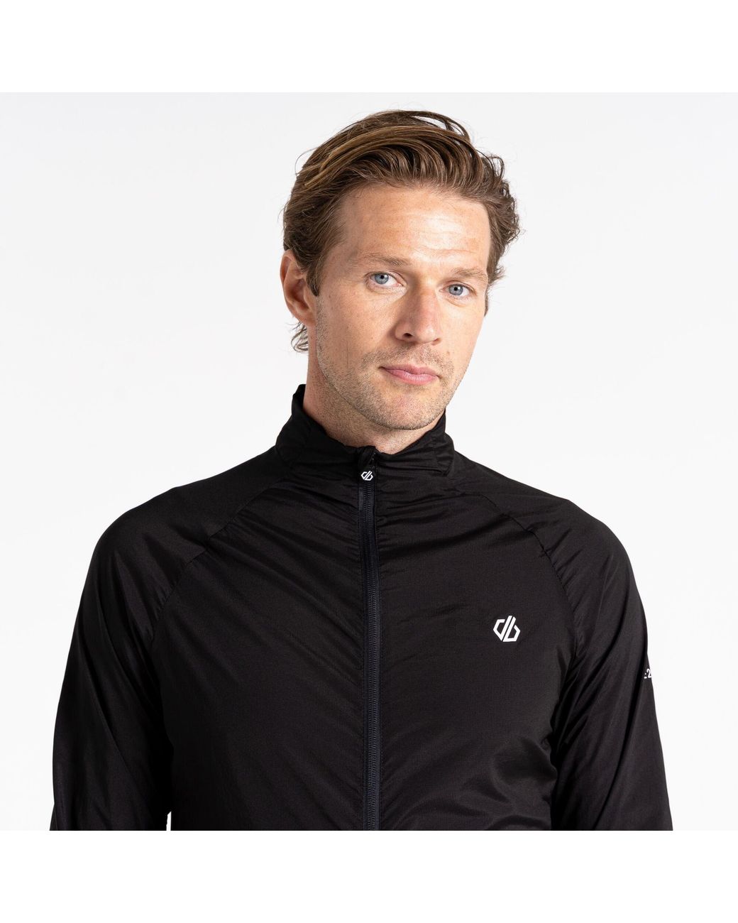 Dare 2b Black Aep Exemplary Lightweight Windshell Jacket for men