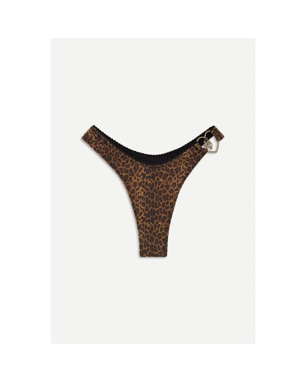Frankie's Bikinis Brown X Bella Hadid Full Moon Bikini Bottom