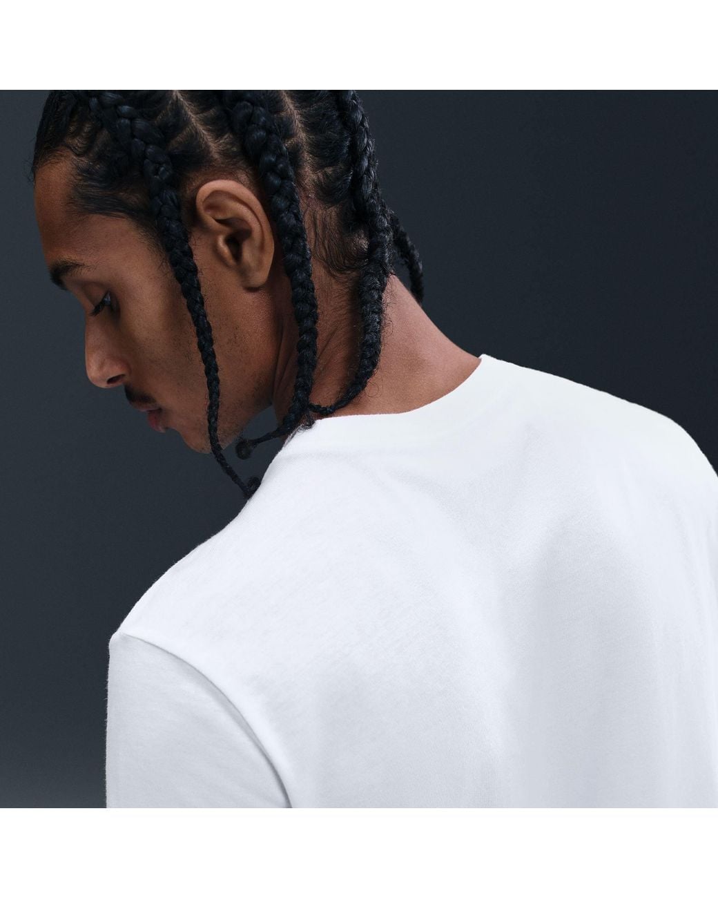 Nike White Sportswear Club T-Shirt for men