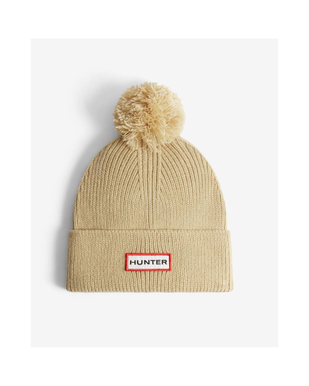 Hunter Natural Pom Pom Hat And Glove Set