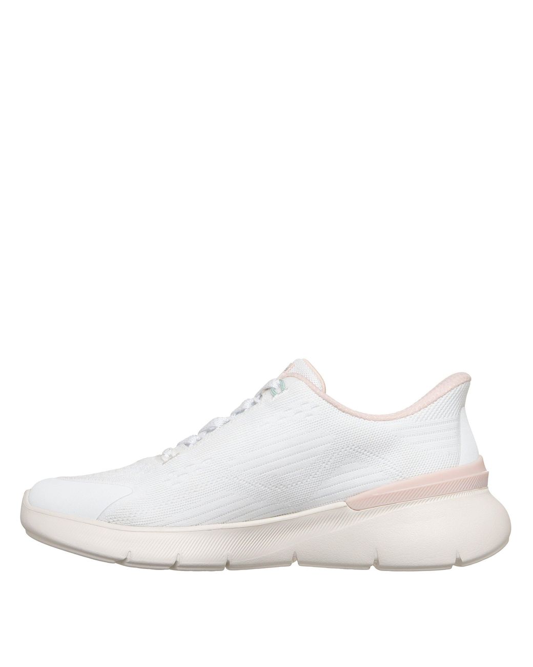 Skechers White Low-Top Trainers