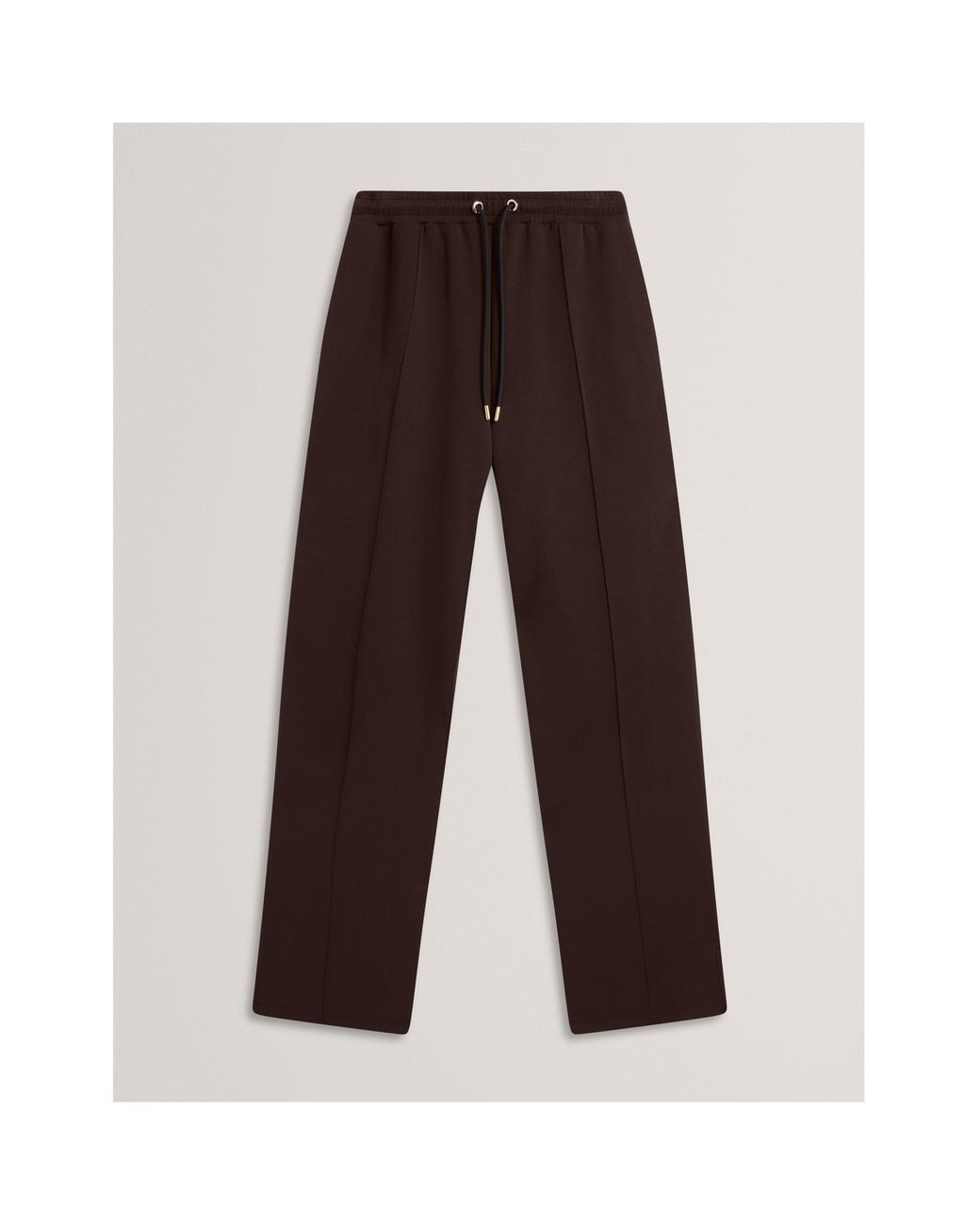 Ted Baker Brown Split Open Hem Jersey Joggers