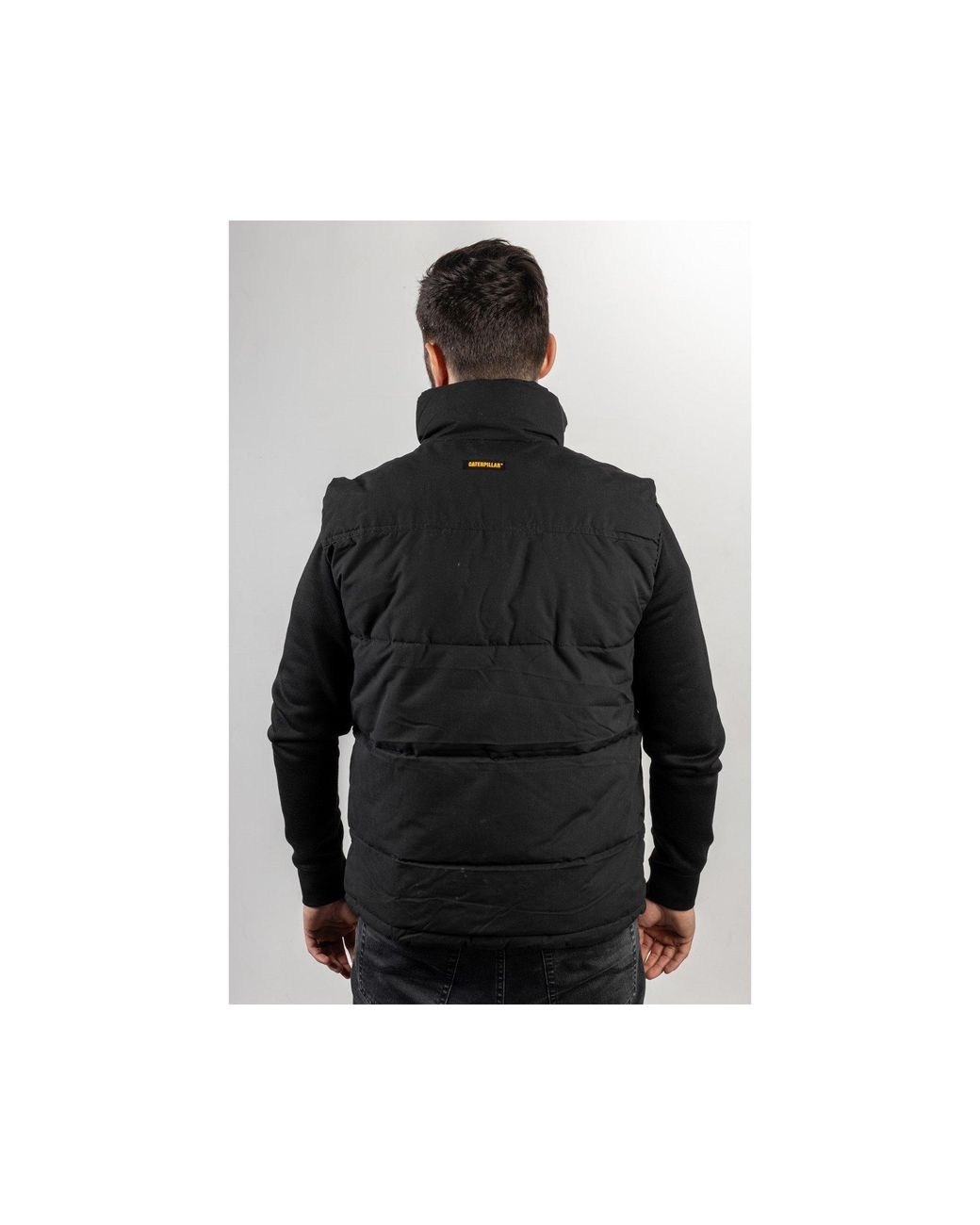 Caterpillar Black Quilted Gilet for men