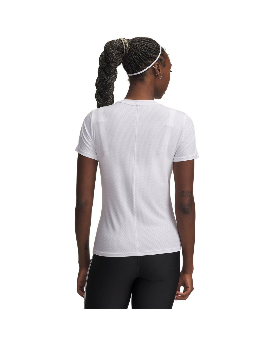 Under Armour White Tech Mesh Short Sleeve