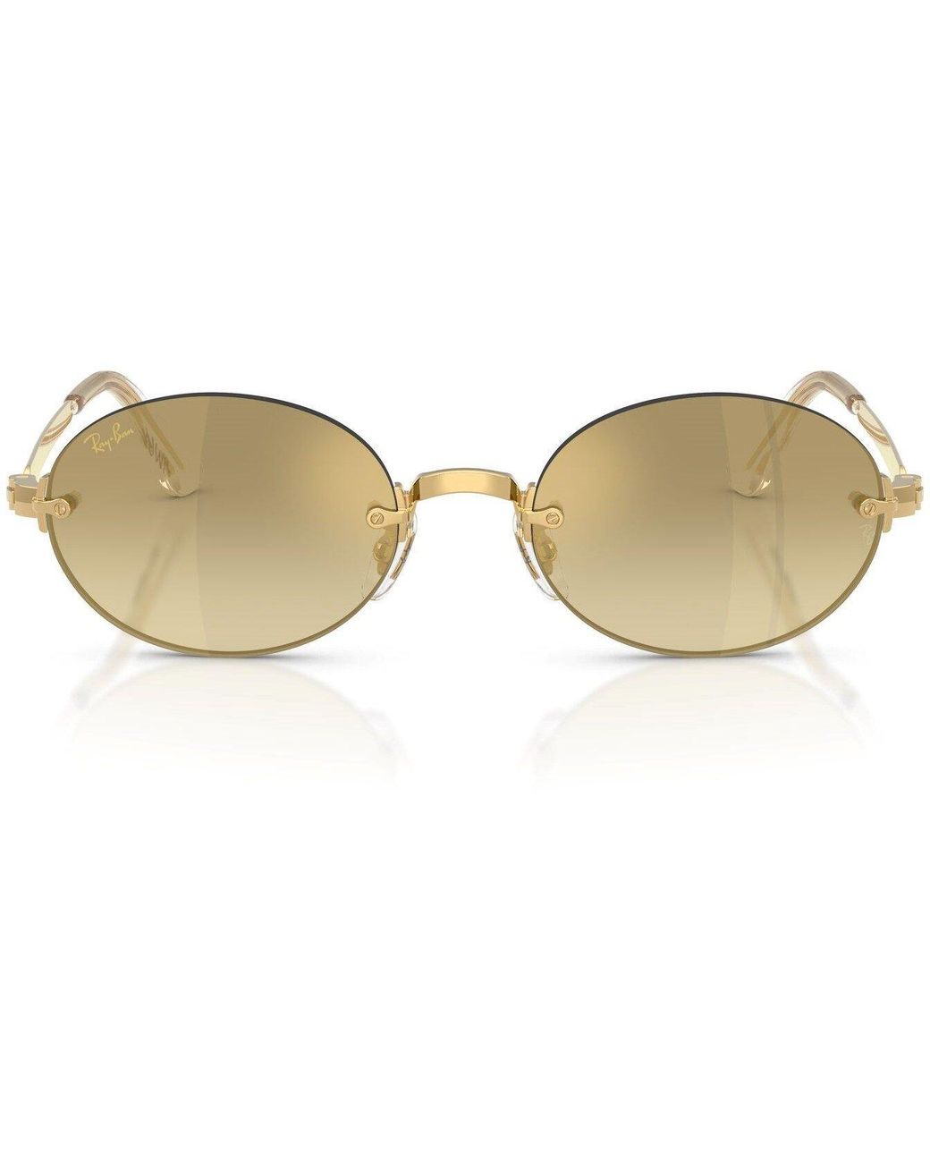 Ray-Ban Metallic 0Rb3929 Round Sunglasses