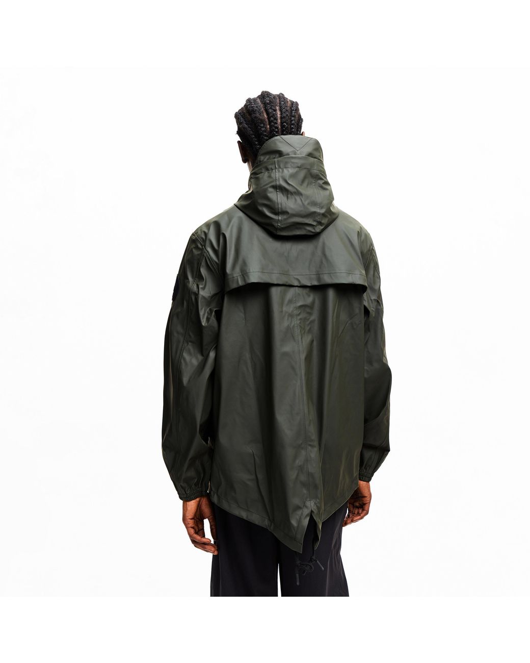 Jacket Gray Elements Rain Anorak for men