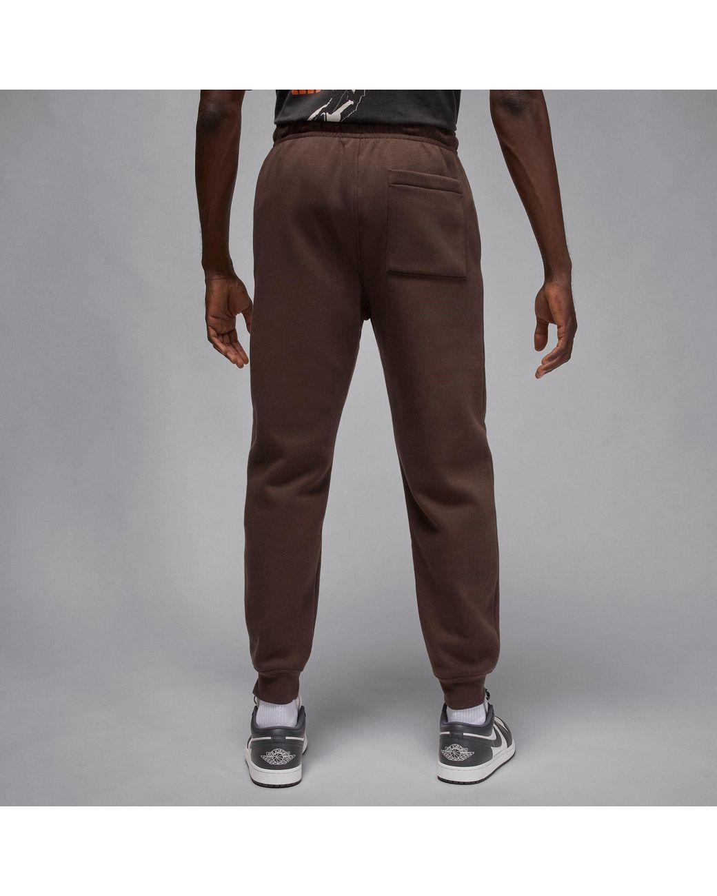 Nike Brown Essential Fleece Pants for men