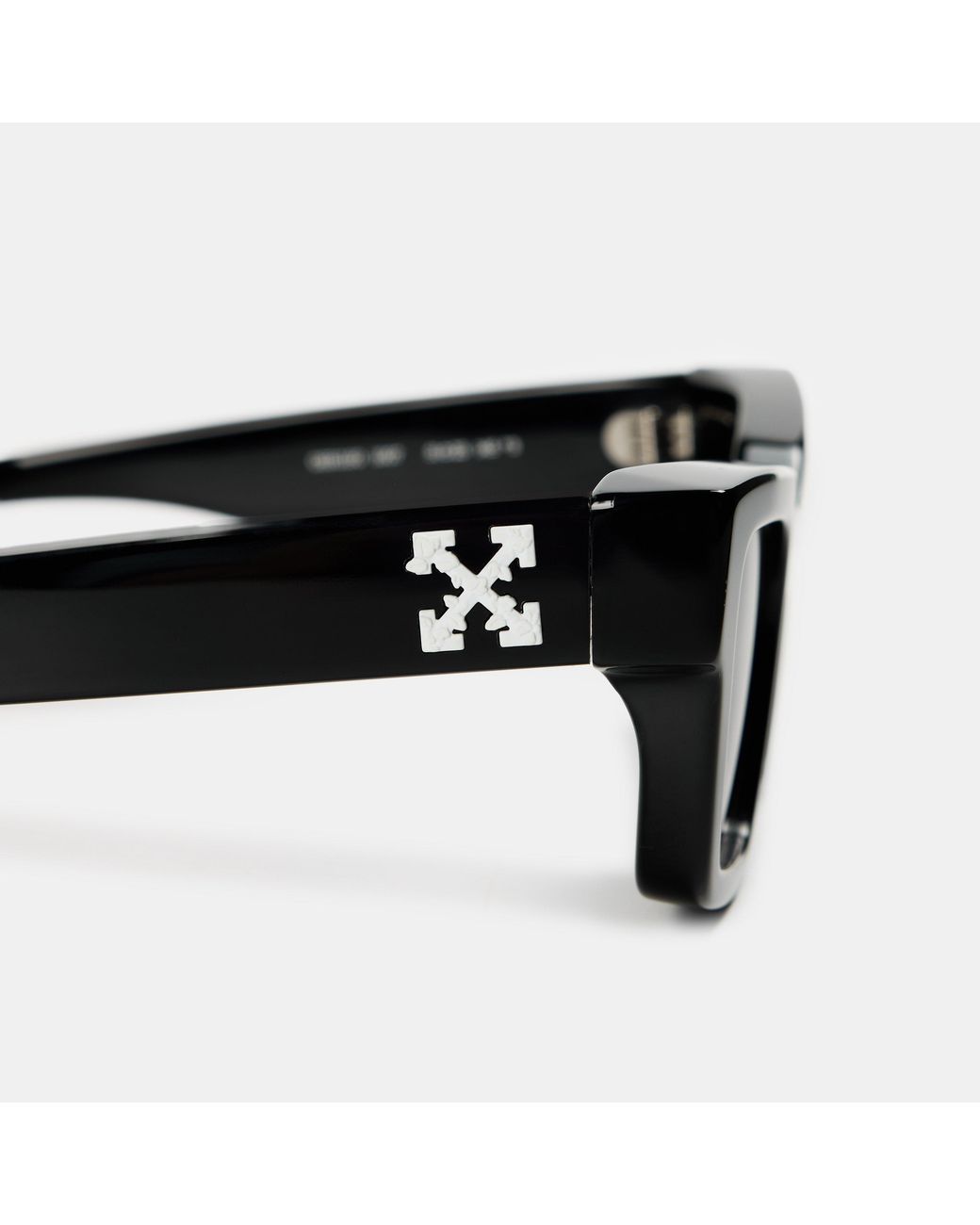 Off-White c/o Virgil Abloh Black Richardson Rectangle Sunglasses for men