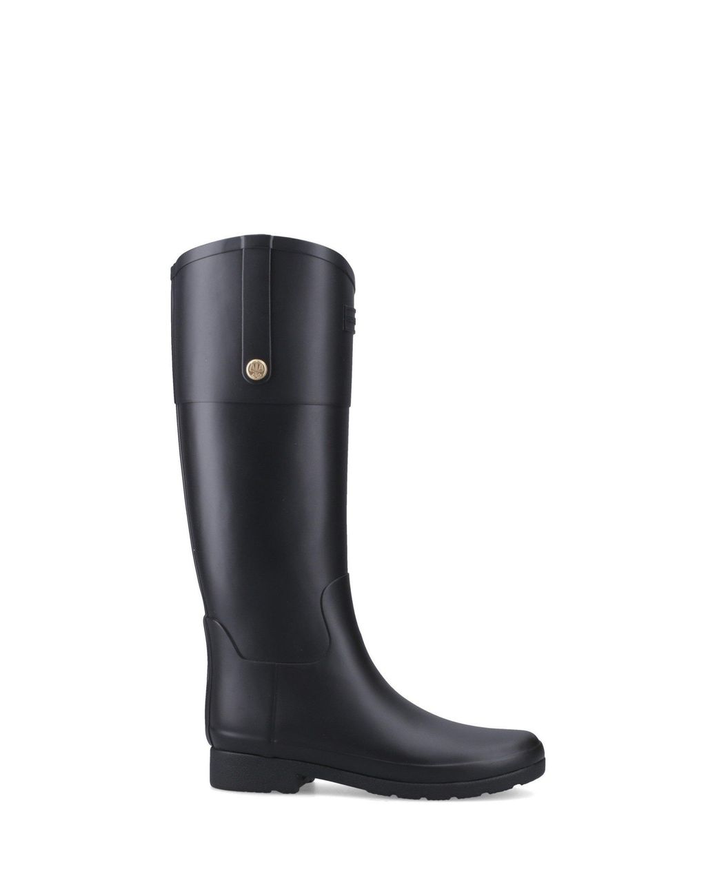 Hunter Black Refined Trim Riding Boot