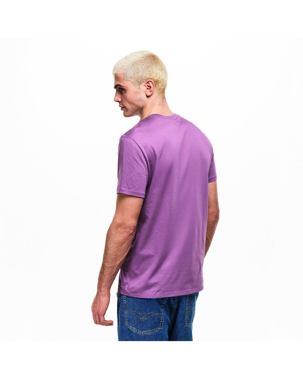 ARMANI EXCHANGE Purple T-Shirt for men