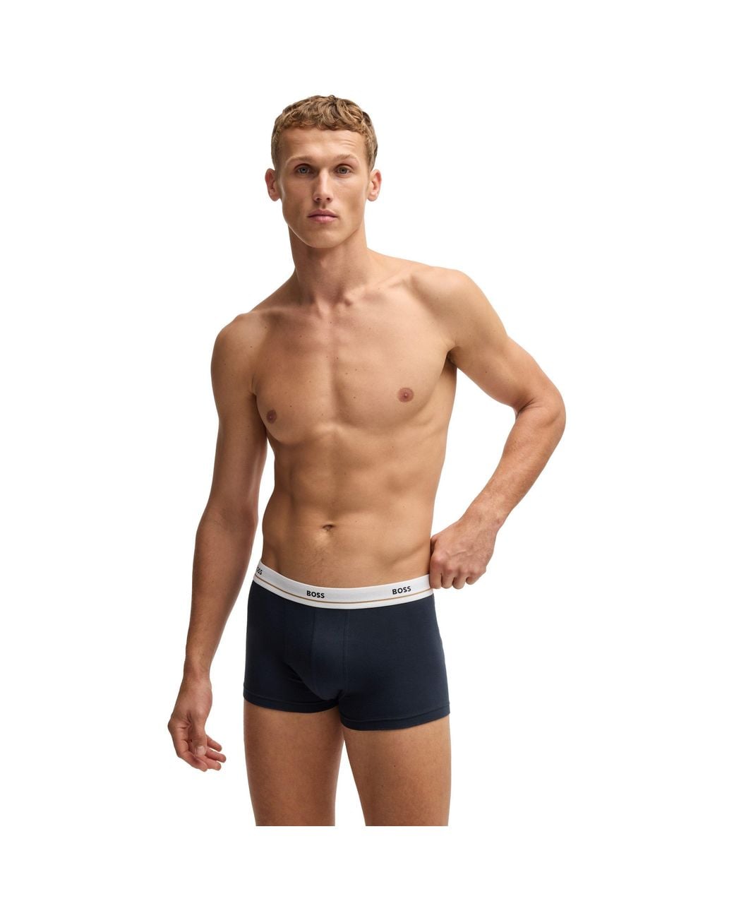 Boss Black Essential Soft-Touch Trunks for men