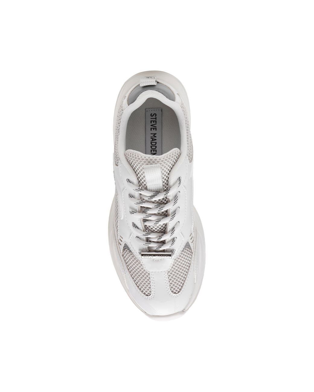 Steve Madden White Meshpanel Shoes