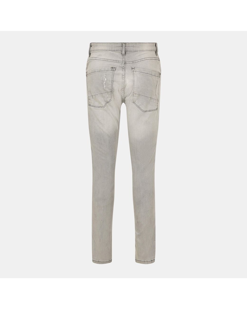 Brave Soul Gray Skinny Fit Distressed Jean for men