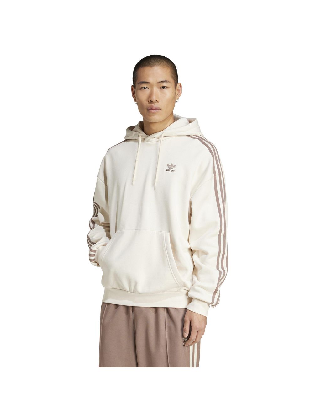 adidas Originals Baggy Hoodie in White for Men | Lyst UK
