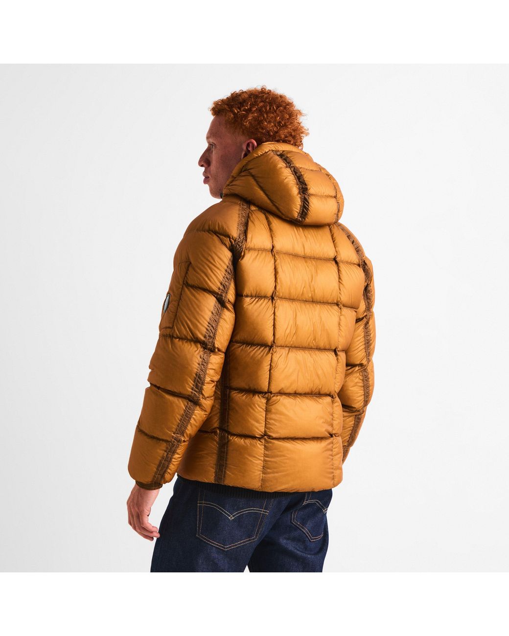 C P Company Yellow Simple Coat for men