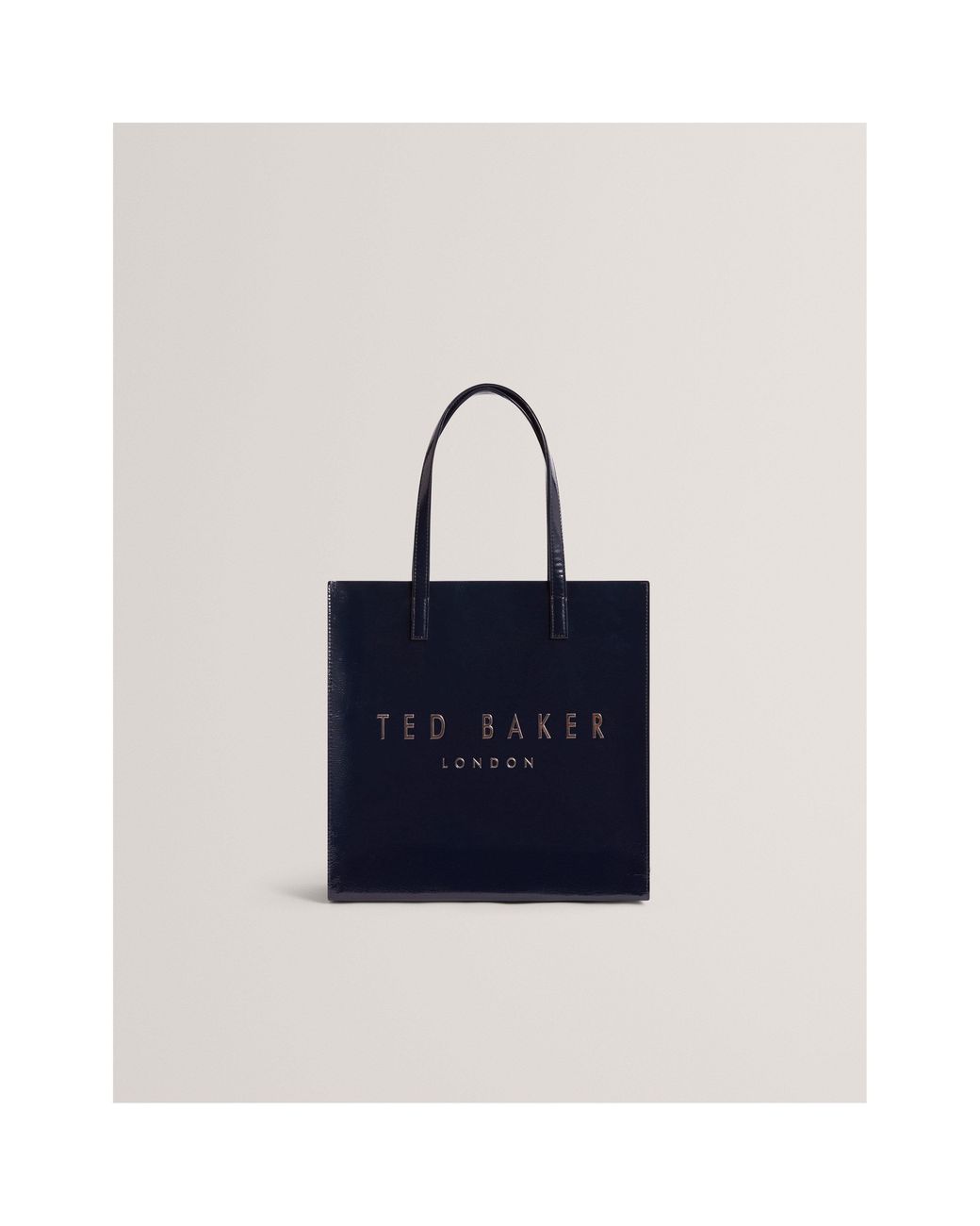 Ted Baker Blue Crinkle Large Icon Tote Bag