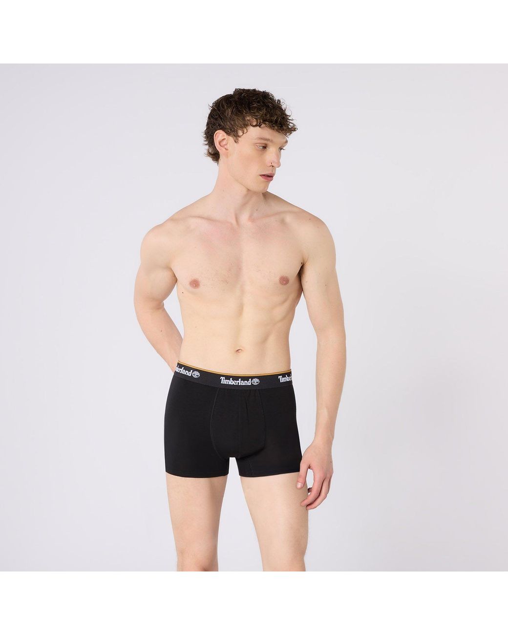 Timberland Black 5 Pack Trunks Bass for men
