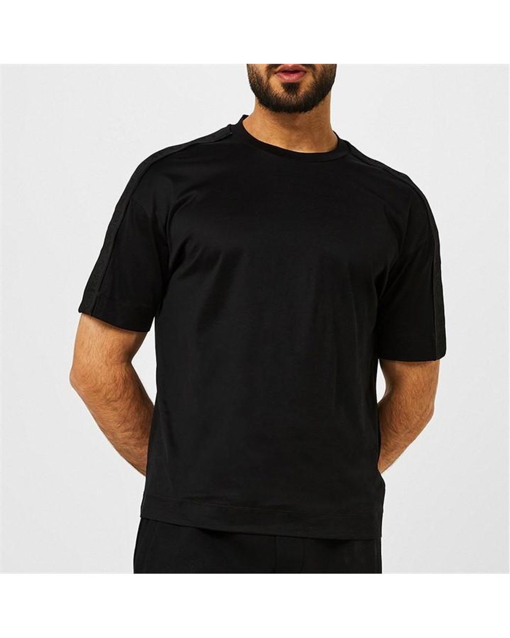 Emporio armani tape t shirt hotsell