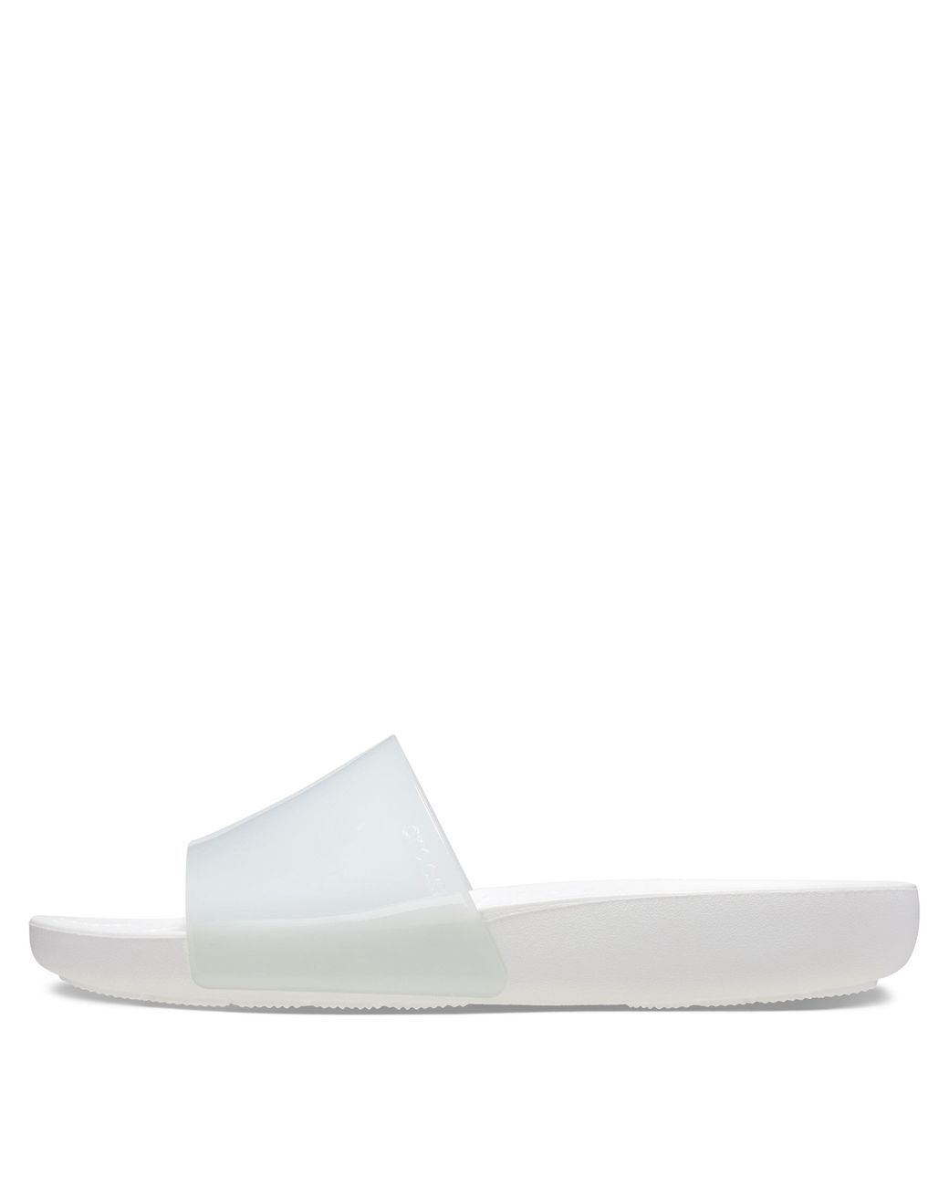 CROCSTM White Glossy Slides Sandals