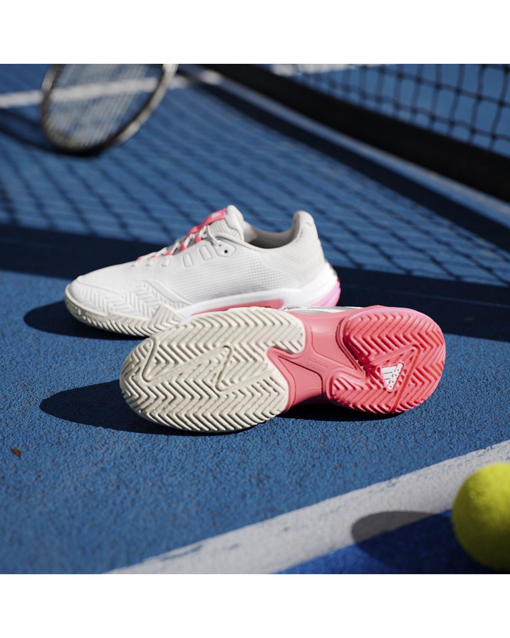 Adidas Originals Gray Barricade 13 Tennis Shoes