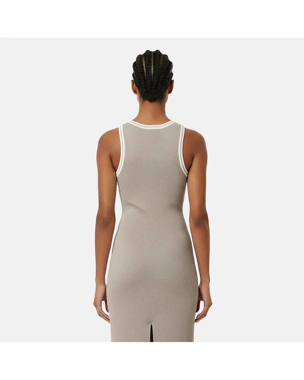 Jack Wills Natural Knitted Maxi Jumper Dress