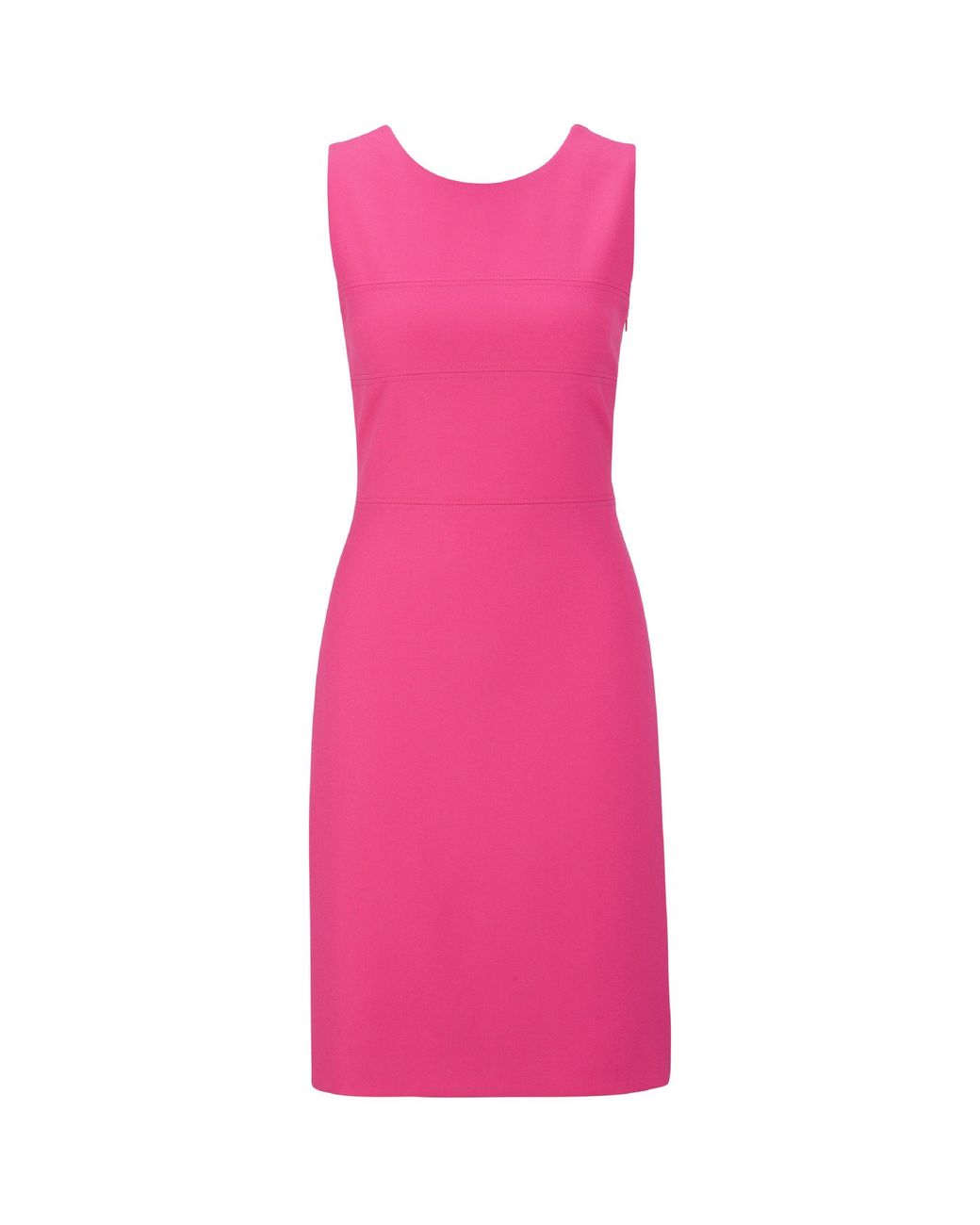 Boss Pink Deca Structured Mini Dress