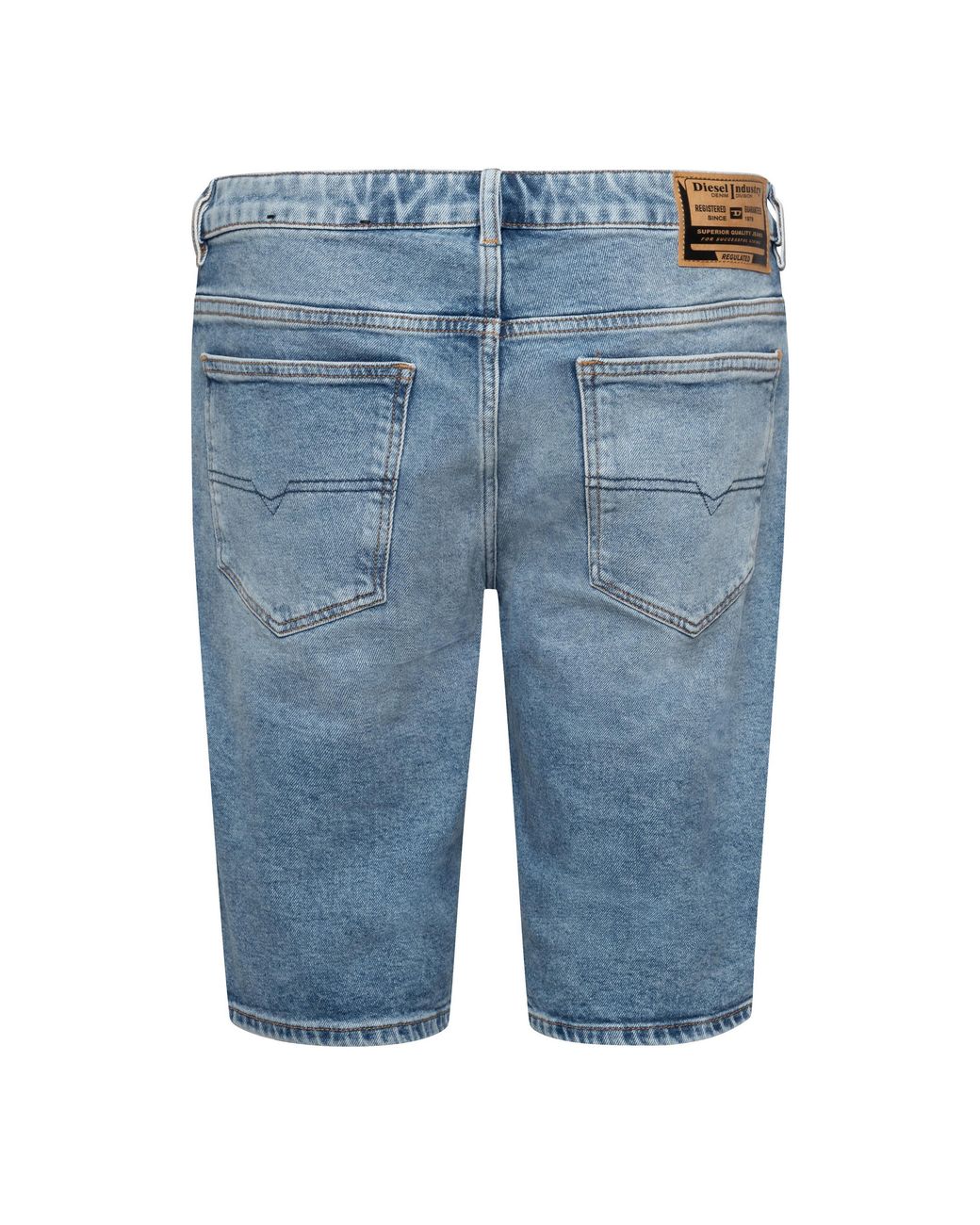 DIESEL Blue Slim-Short Calzoncini Denim Shorts for men