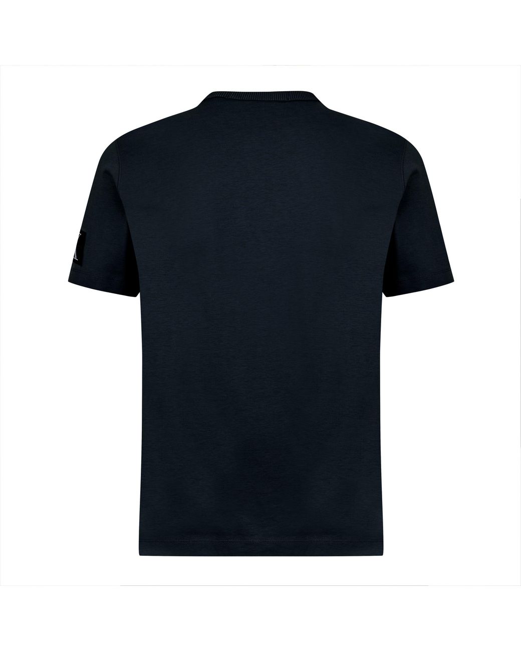 Calvin Klein Black Monogram Badge T Shirt for men
