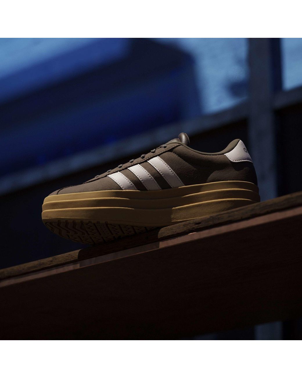 Adidas Brown Vl Court Bold Trainers
