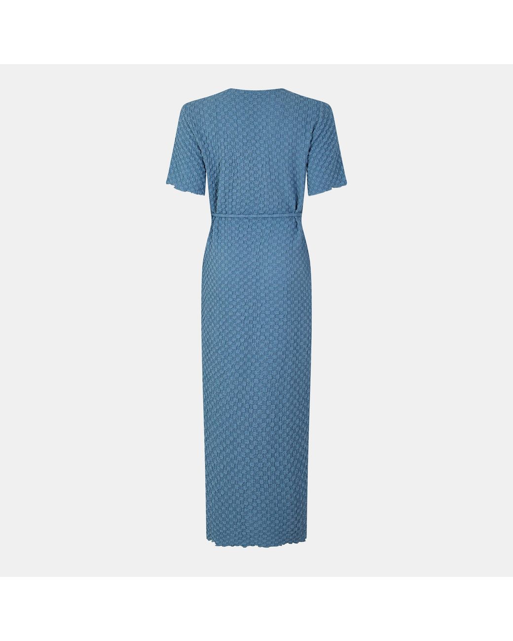 Vero Moda Blue Bubble V A-Line Dress