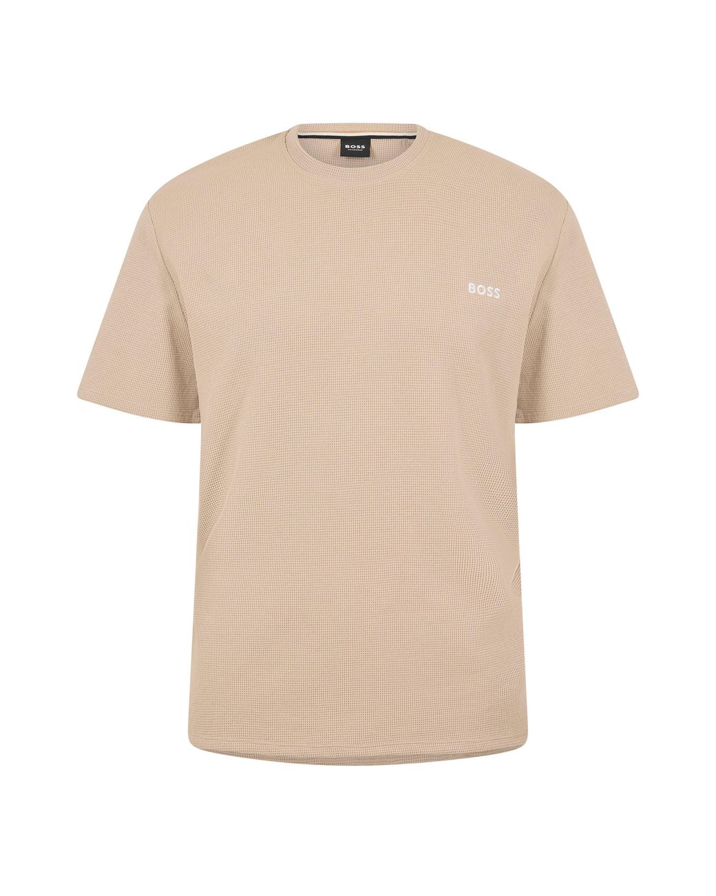 Boss Natural Bodywear Waffle T-Shirt With Structured Design for men