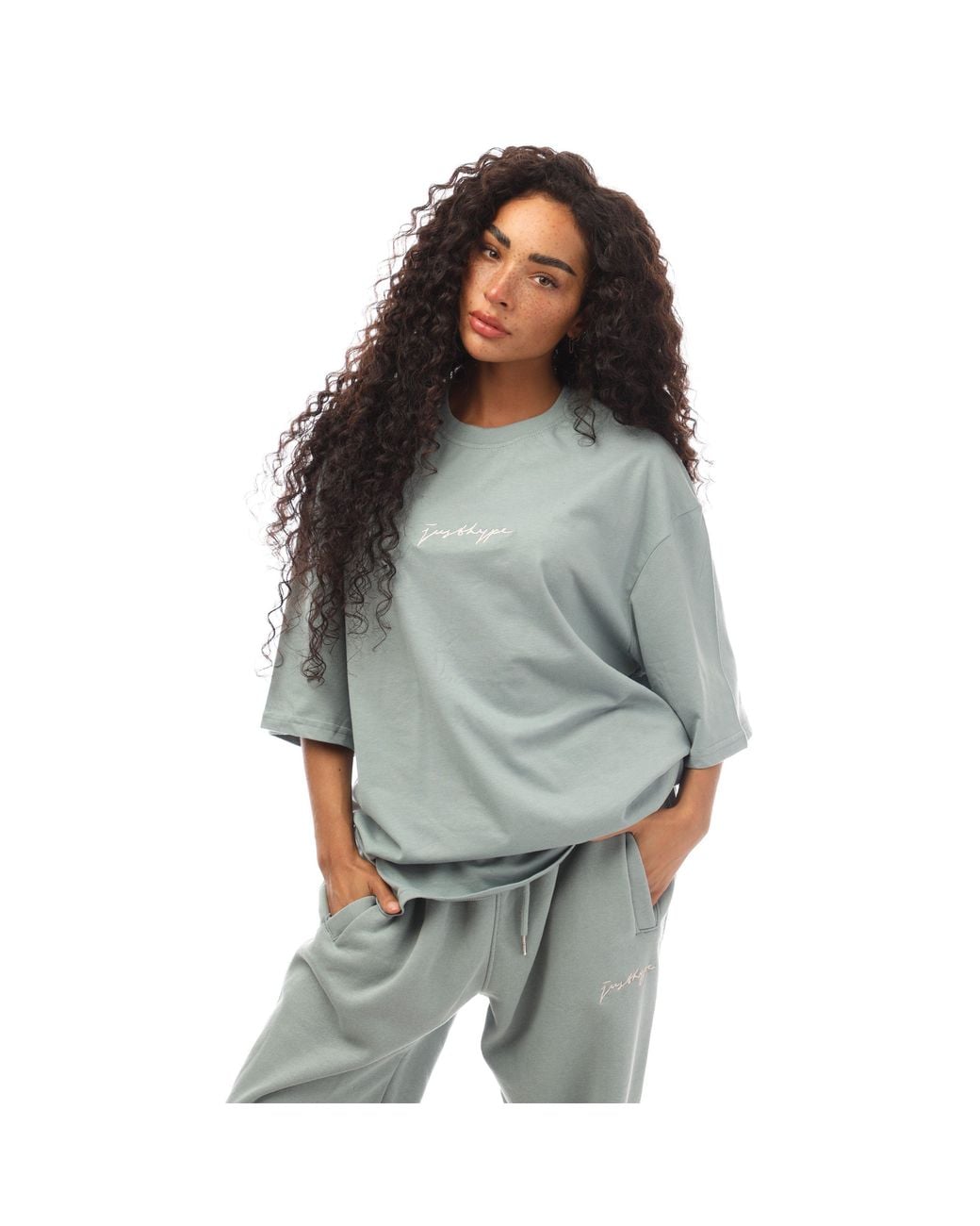 Hype Gray Adults Oversized T-Shirt